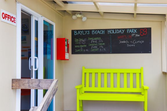 Holiday park at Baylys Beach